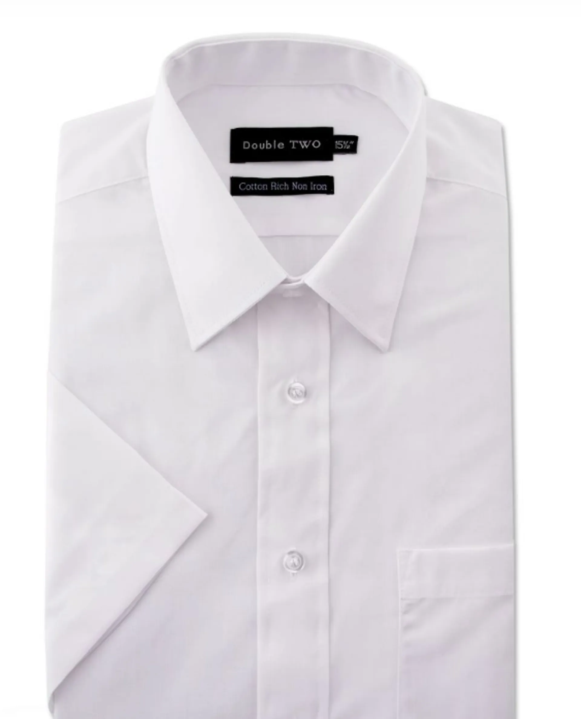 D2 King Size Half Sleeve Shirt White SHX4500A D2 King Size Half Sleeve Shirt White SHX4500A